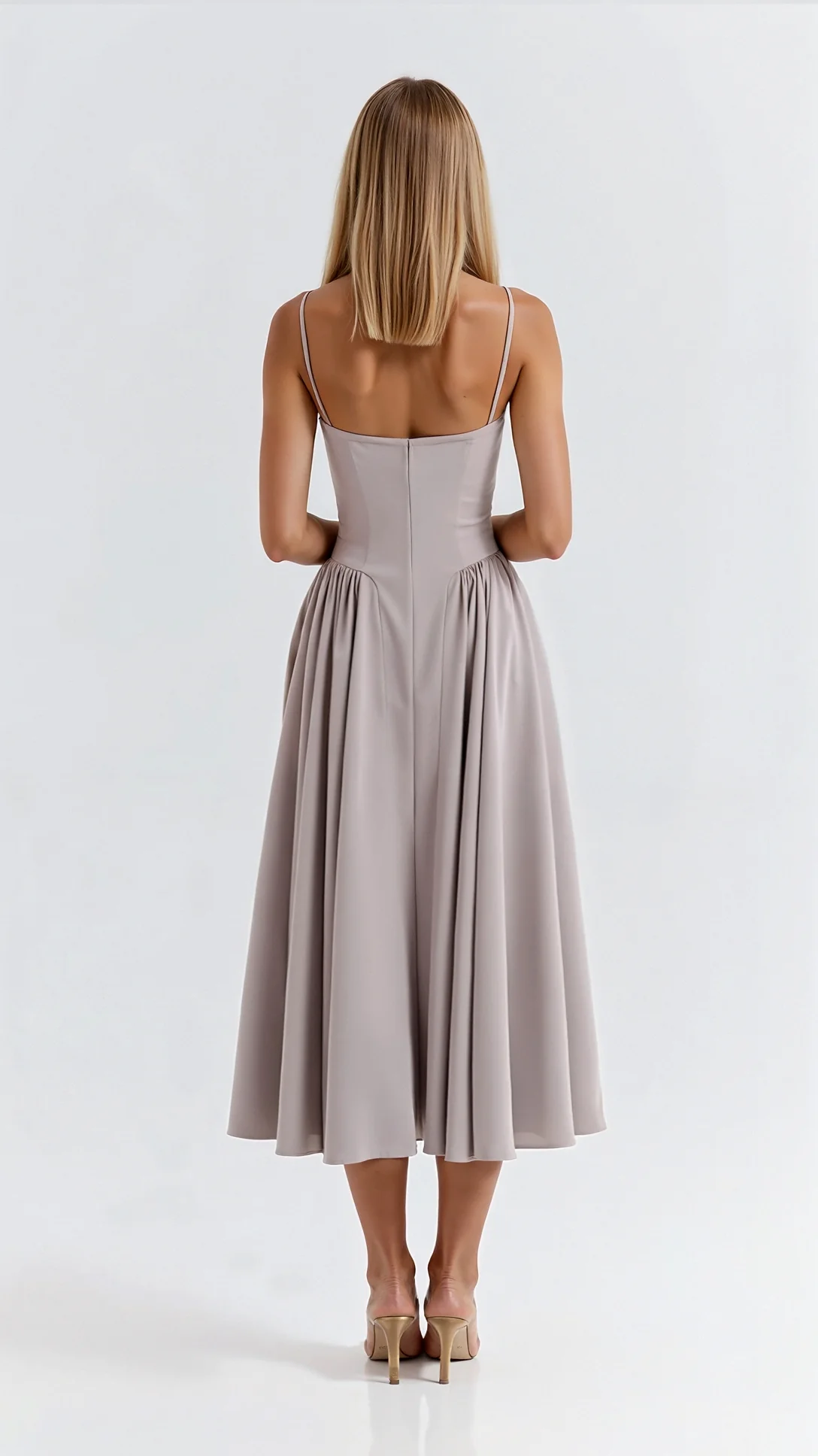 Odette Corset Midi Dress - Nextleian