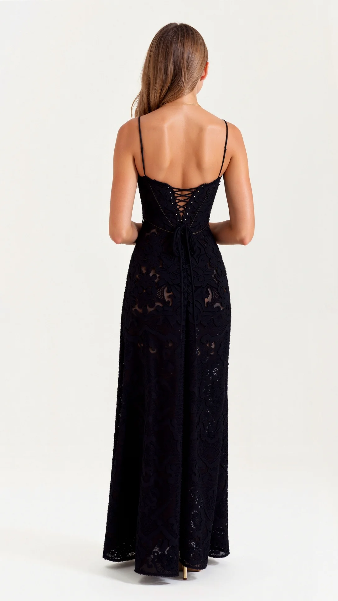 Arabelle Lace Maxi Dress - Nextleian