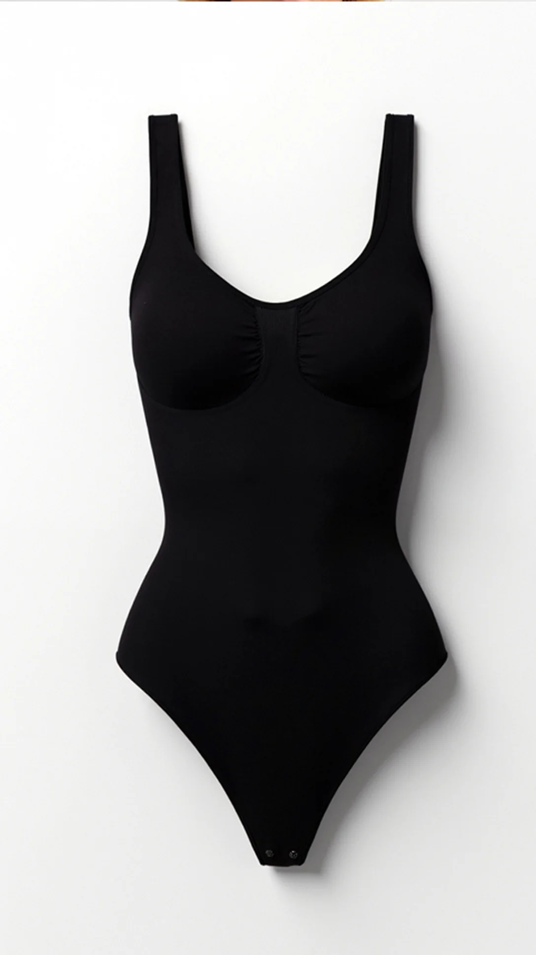 Seamless Scoop Neck Thong Bodysuit - Nextleian
