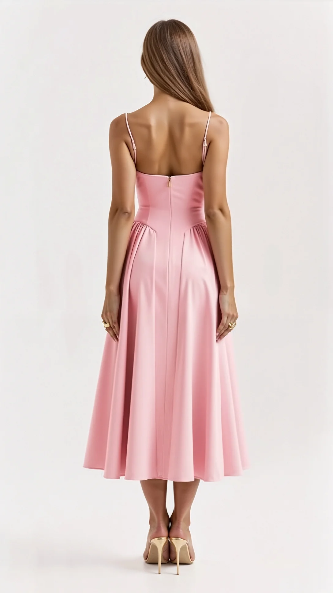 Odette Corset Midi Dress - Nextleian