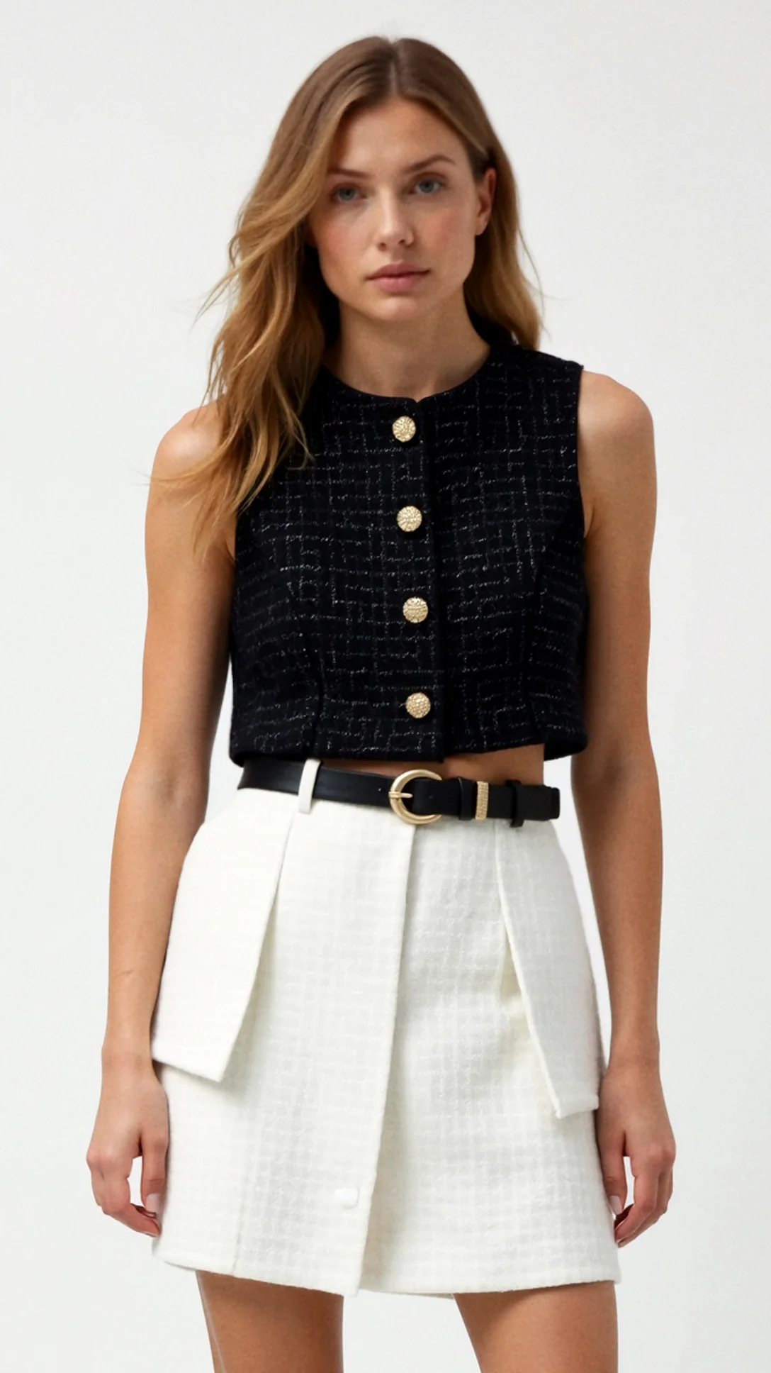 Kyrenia Cropped Waistcoat - Nextleian