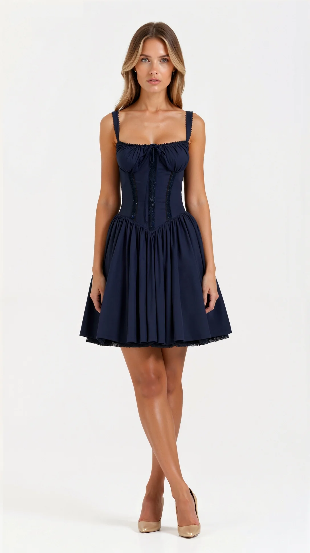 Delphina Corset Mini Dress - Nextleian