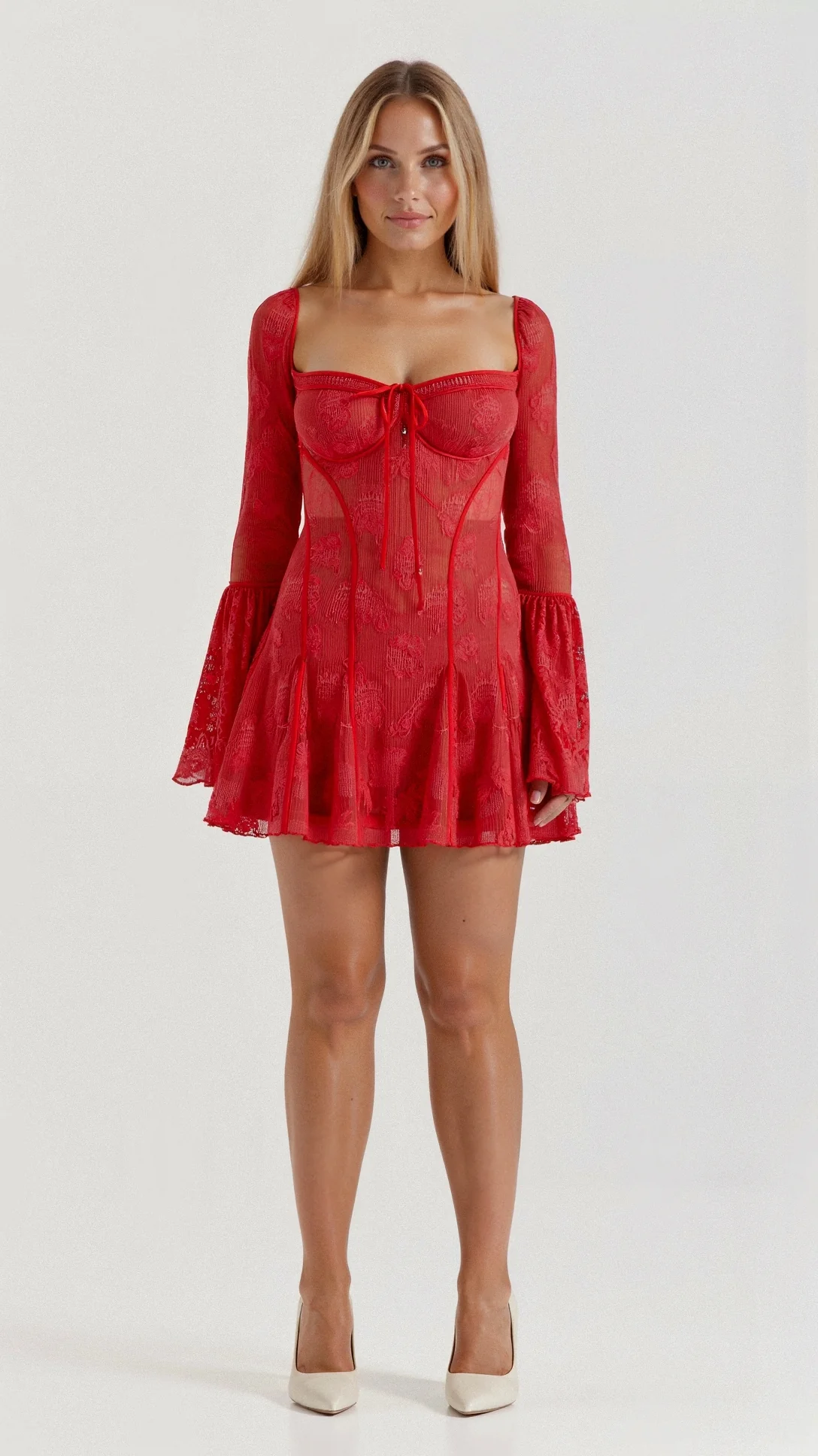 Adelina Corset Mini Dress - Nextleian