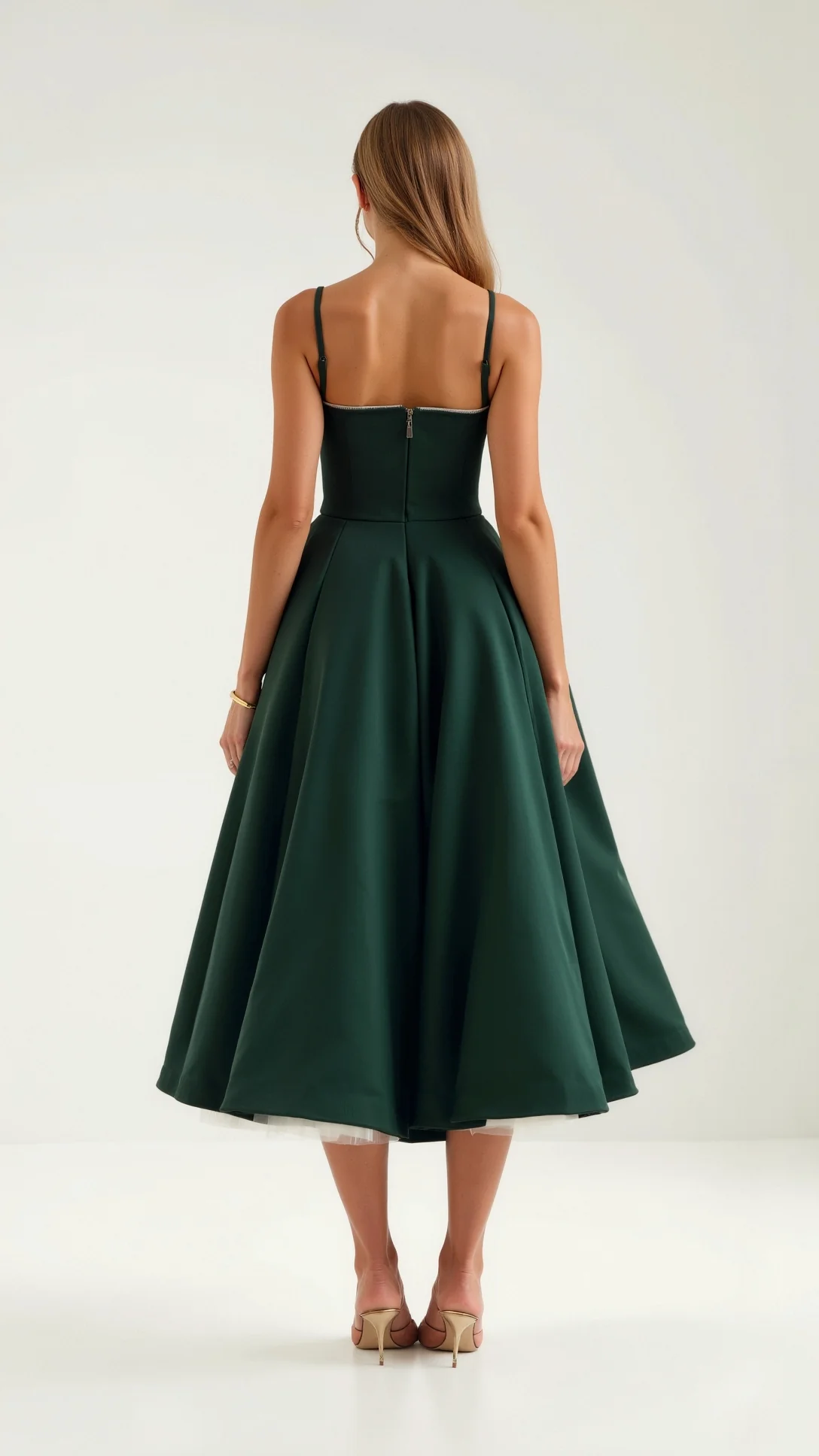 Isolde Tulle Midi Dress - Nextleian